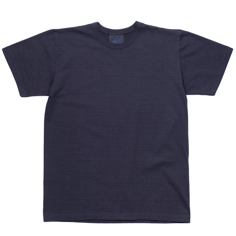 Allevol Heavy Duty Crew Neck T-Shirt Navy