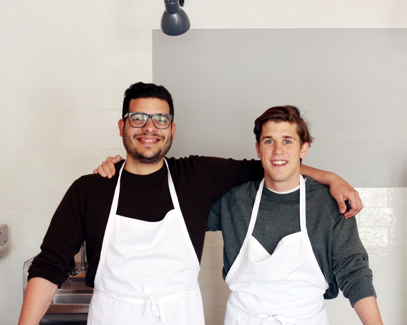 The founders Henri and Antonio, photo courtesy of Coletta Gelato