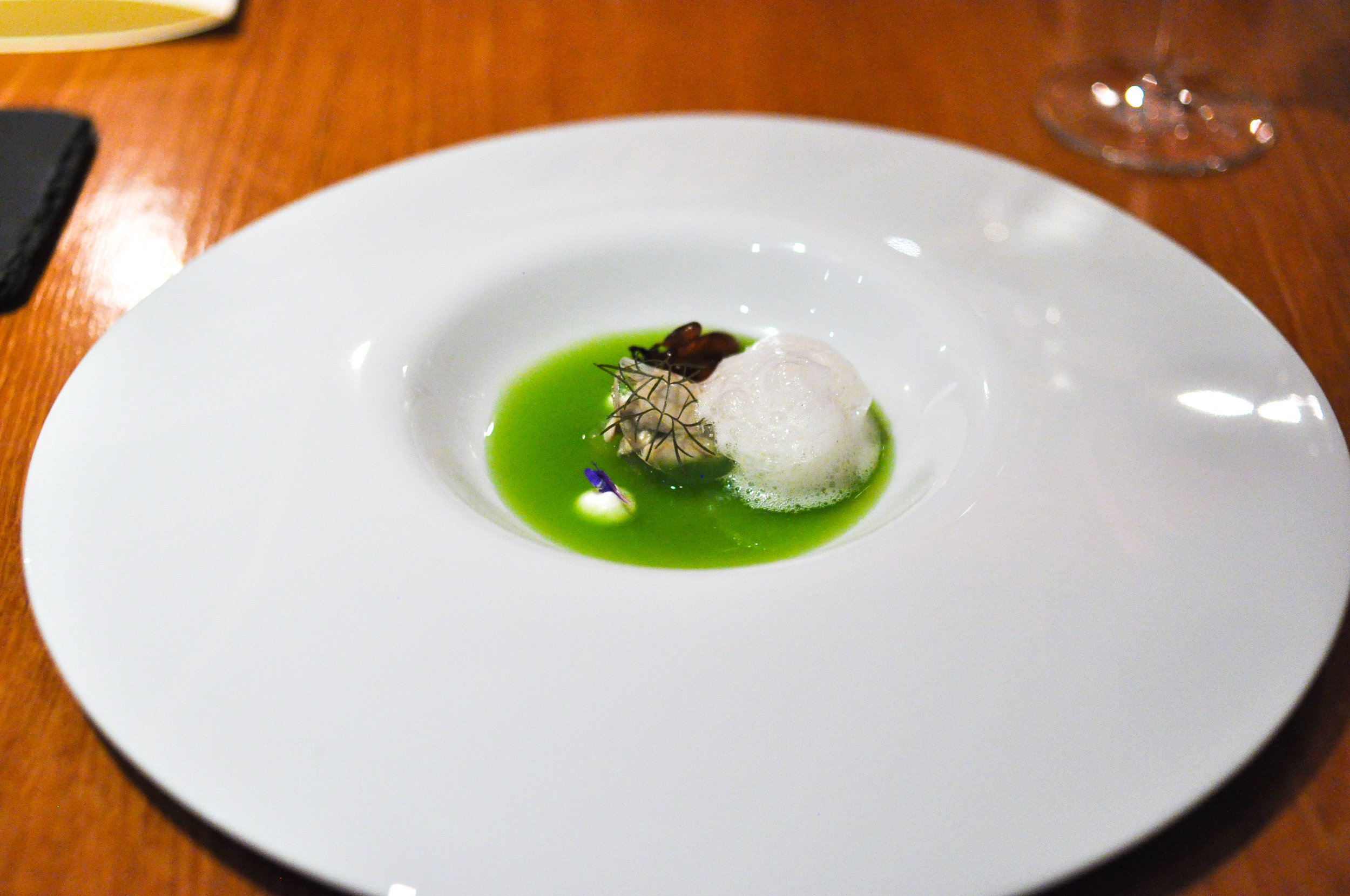 Atelier Crenn's Oyster Cucumber.