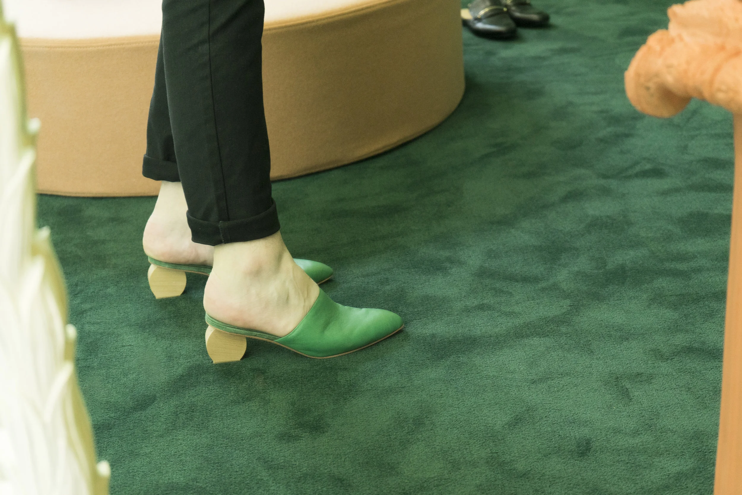 Our editor in chief is wearing Greta in a size 12. 