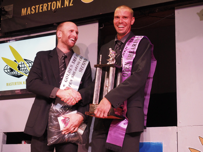 A golden Shears cleansweep for shearing gun Smith