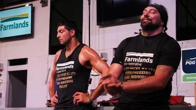 Goodger Brothers on stage