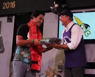 Joel Hanare with US Ambastor
