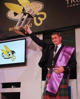 Gavin Mutch with trophy