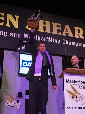 Rowland Smith winner Open Shearing Final 2019