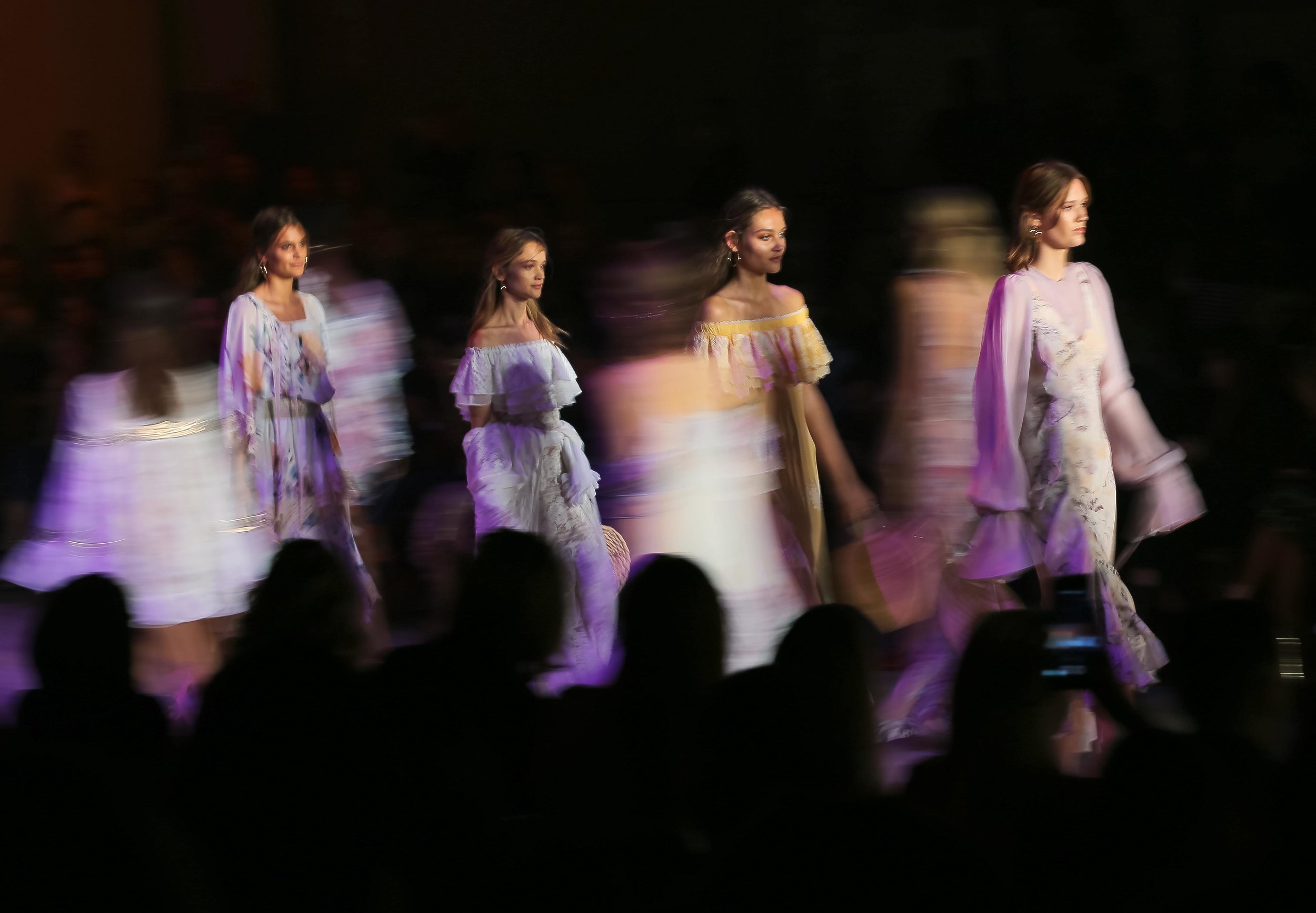  Models for We Are Kindred participate in a runway show during Fashion Week Australia in Sydney, Australia. 