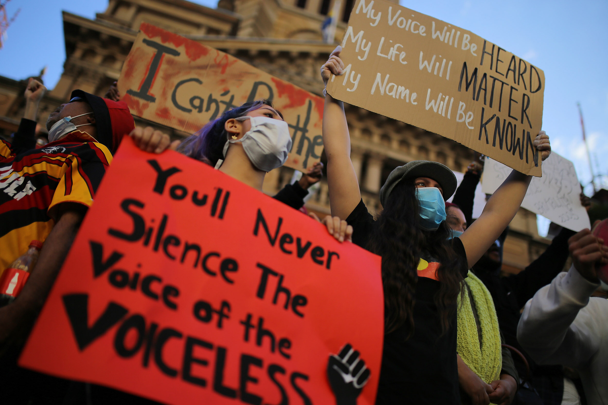 Sydney Protests against Aboriginal deaths in custody