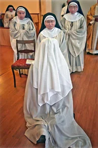 A Novice Pronouncing her Vows