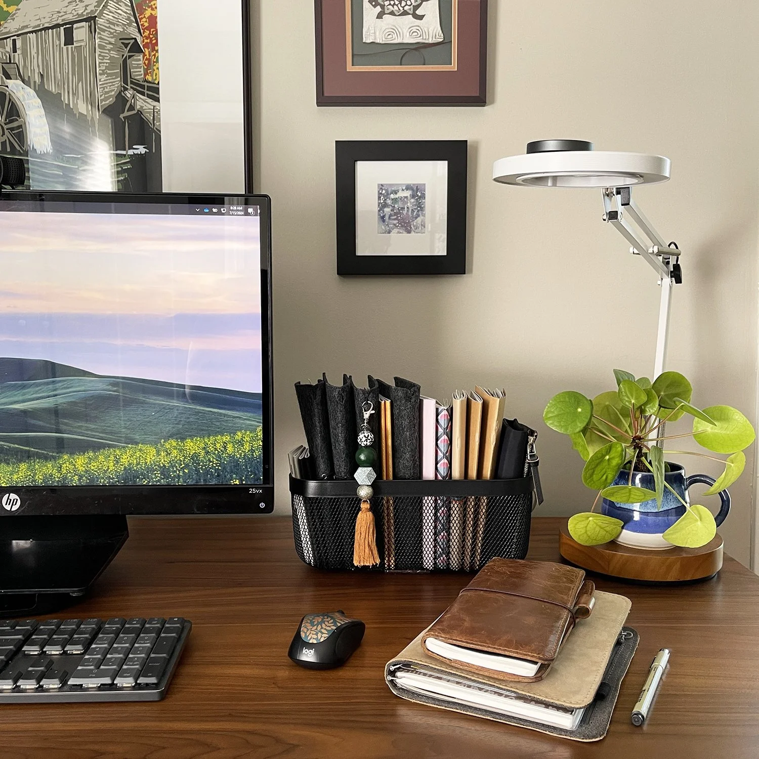 Destashing, Simplifying, and a New Desk