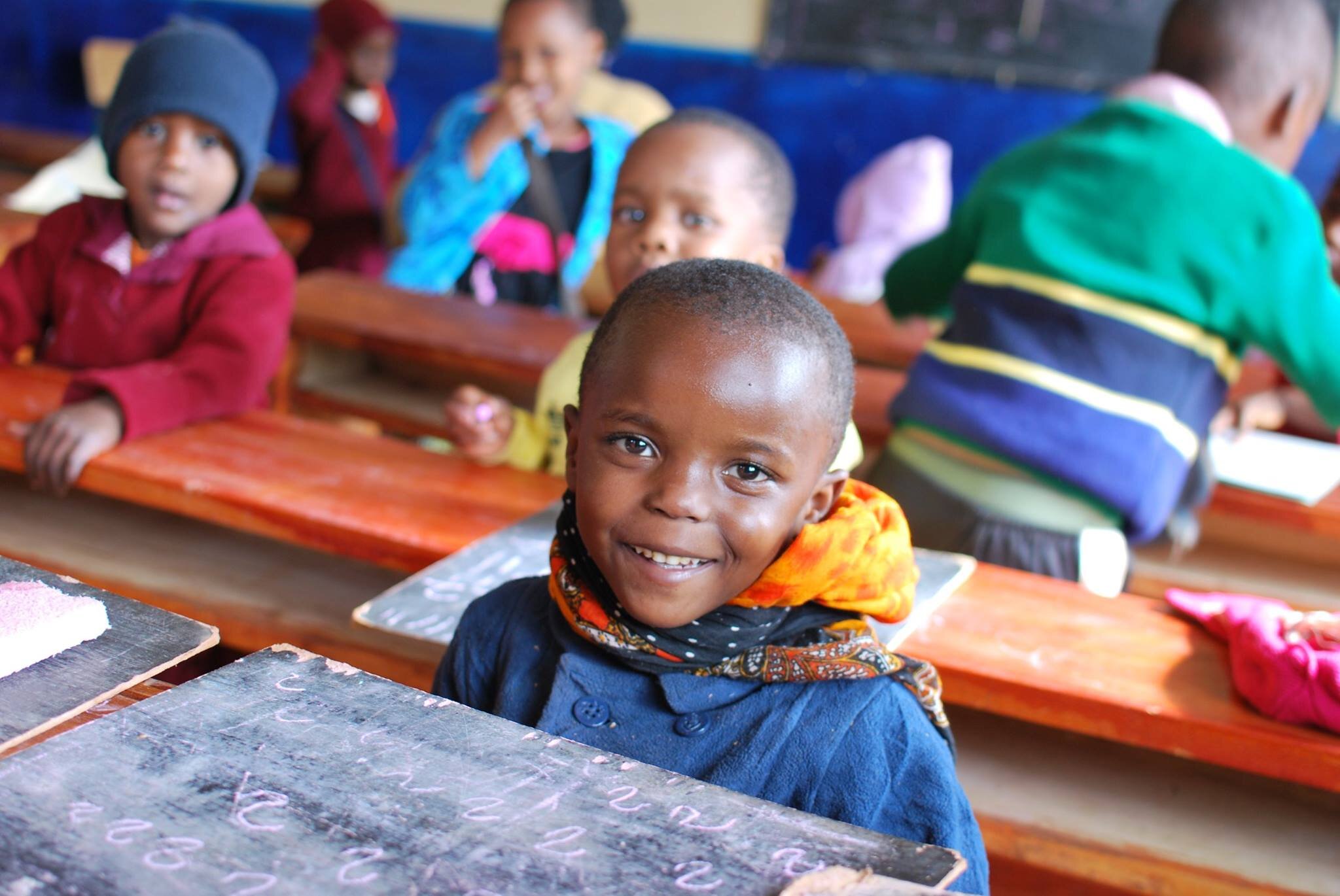School child at the Roof of Africa school.jpg