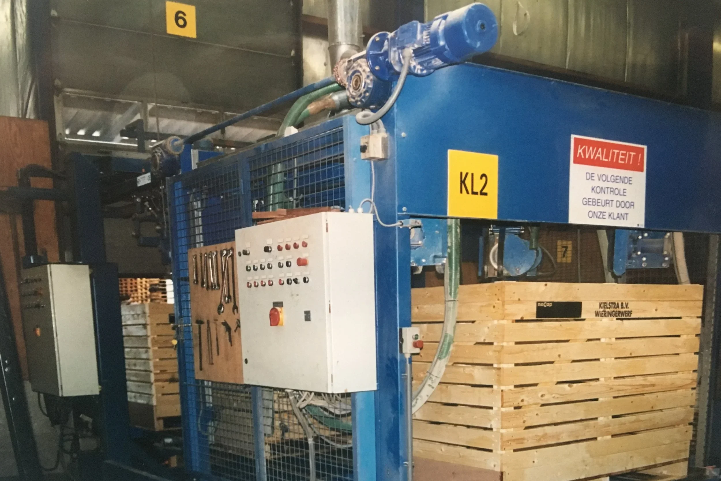 Automated Crate Nailing Installation
