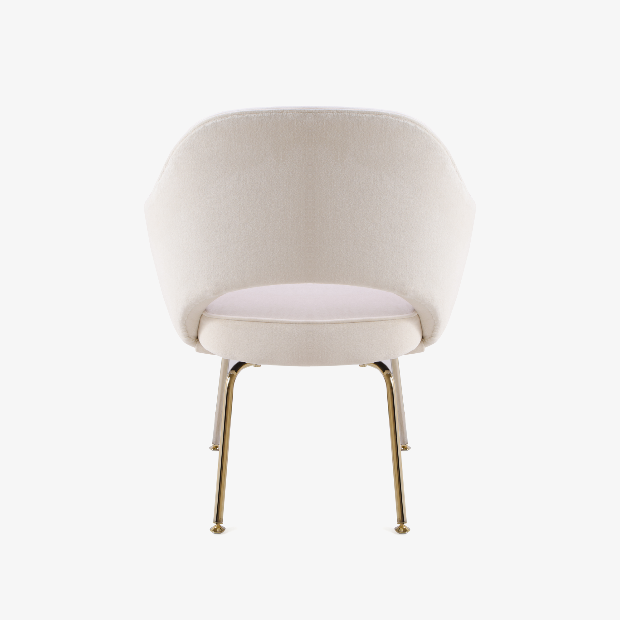 Knoll Saarinen Executive Arm Chair in Velvet, 24k Gold Edition