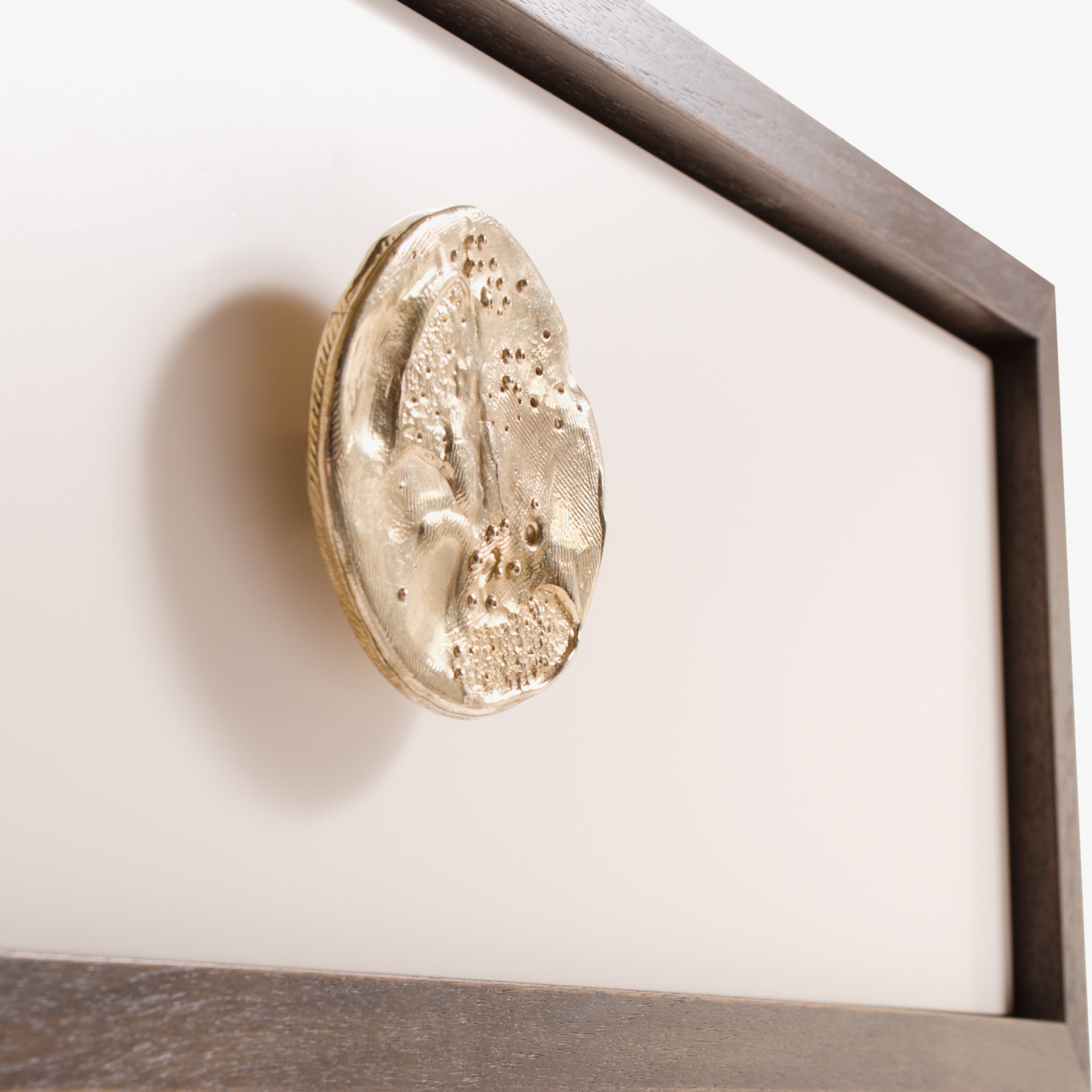 Montage Colette Brass Nightstands in Walnut