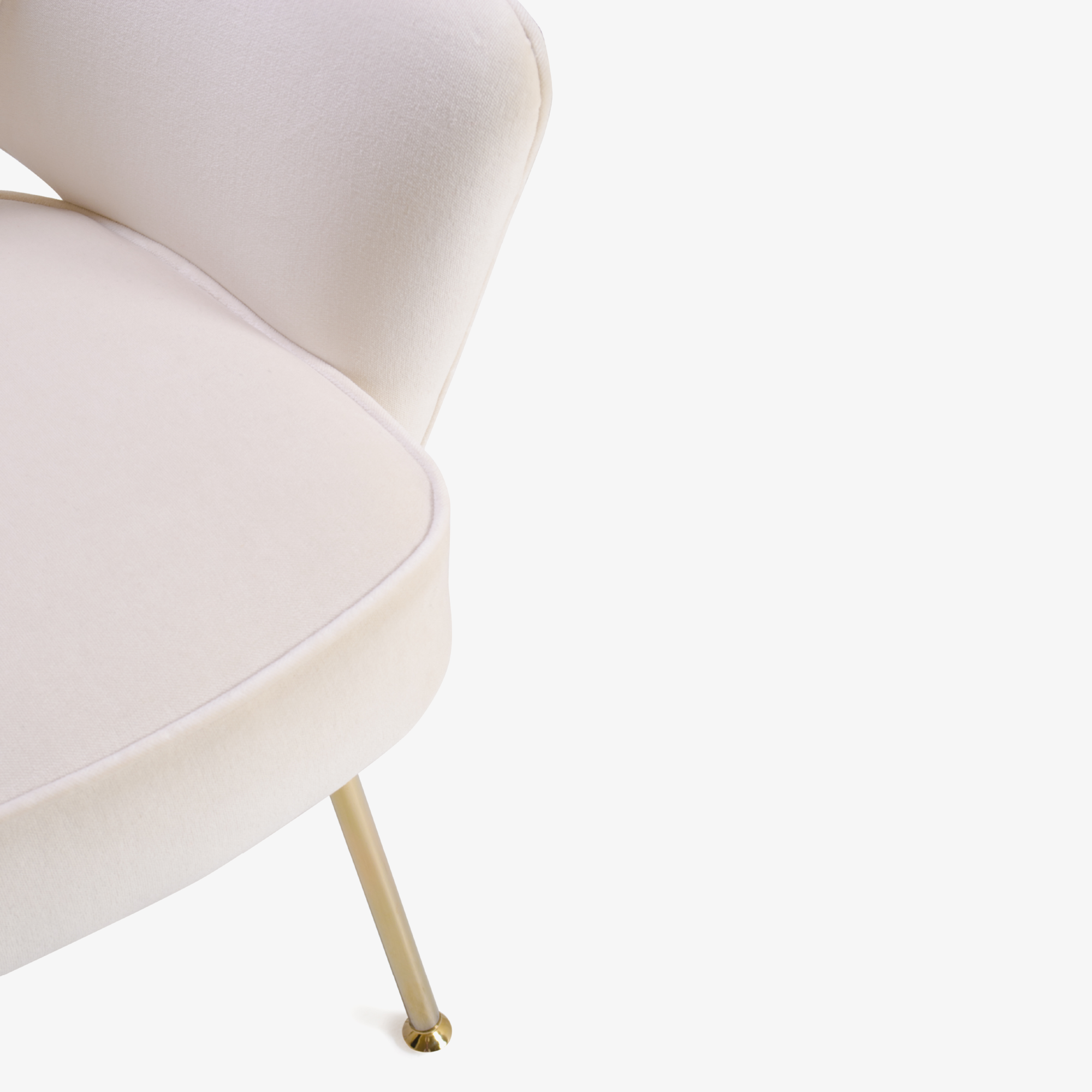 Knoll Saarinen Executive Arm Chair in Velvet, 24k Gold Edition