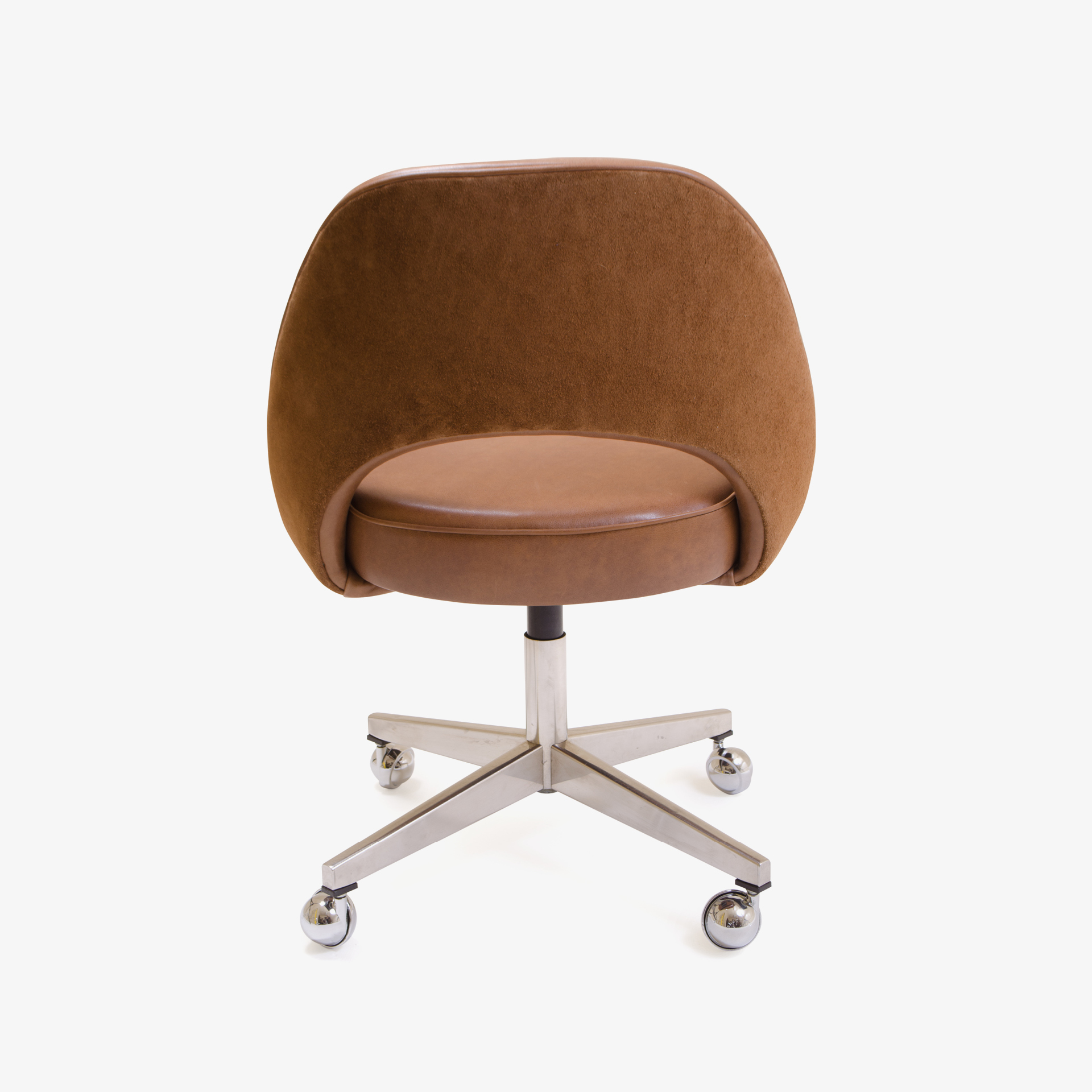 Knoll Saarinen Executive Armless Chair in Leather