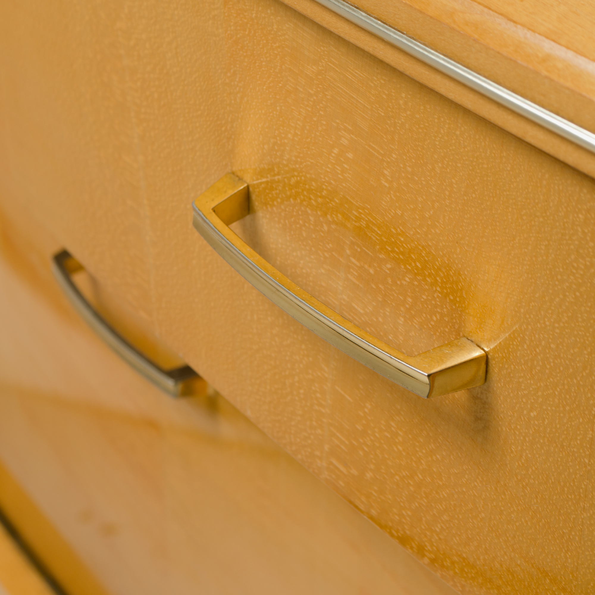 Maple & Walnut Biedermeier Style Bar Cabinet