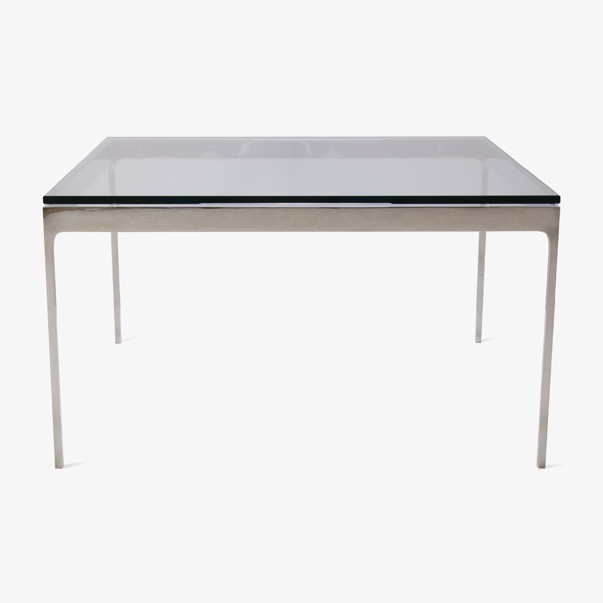 Minimalist Stainless Steel Cocktail Table