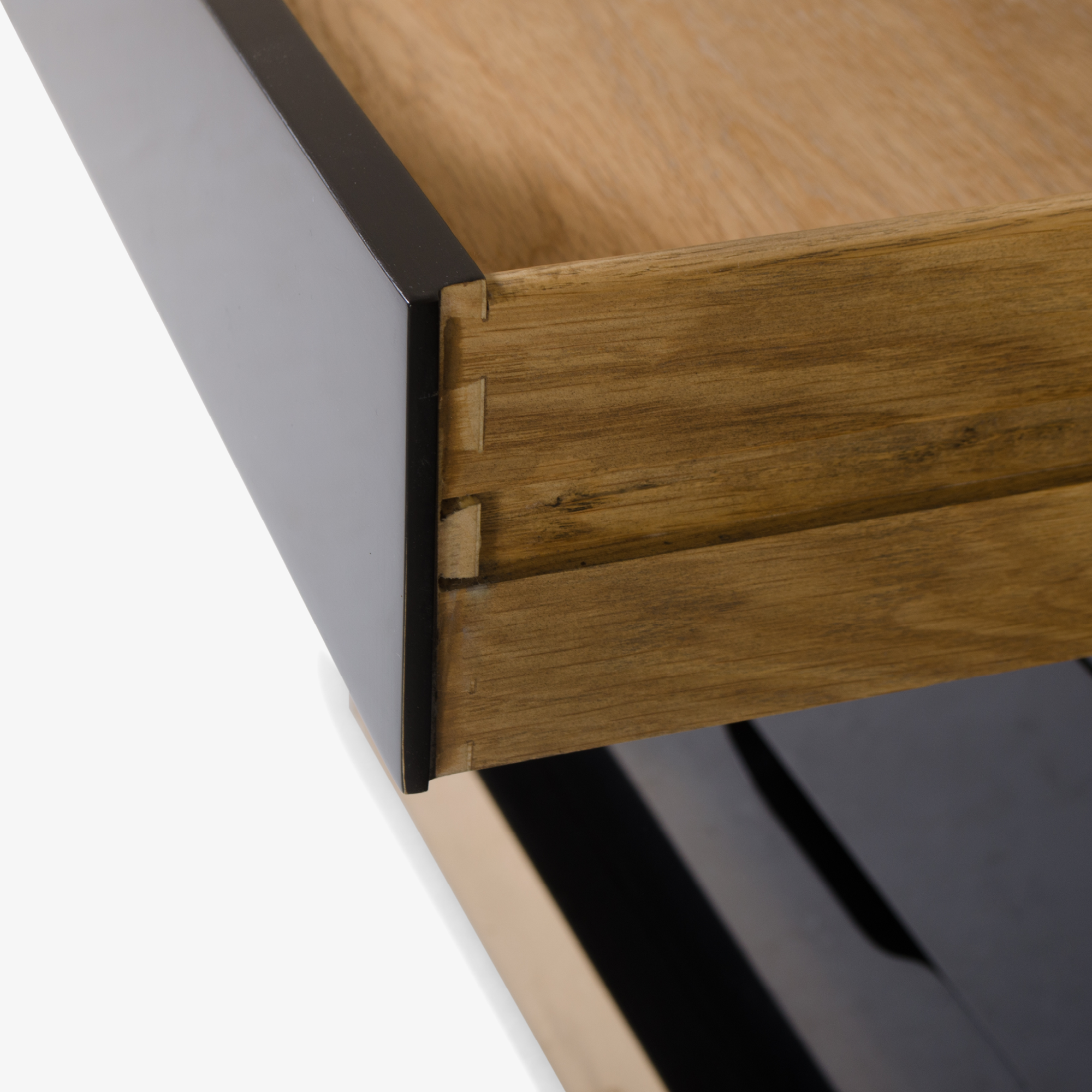 Mastercraft Lacquer & Brass Credenza