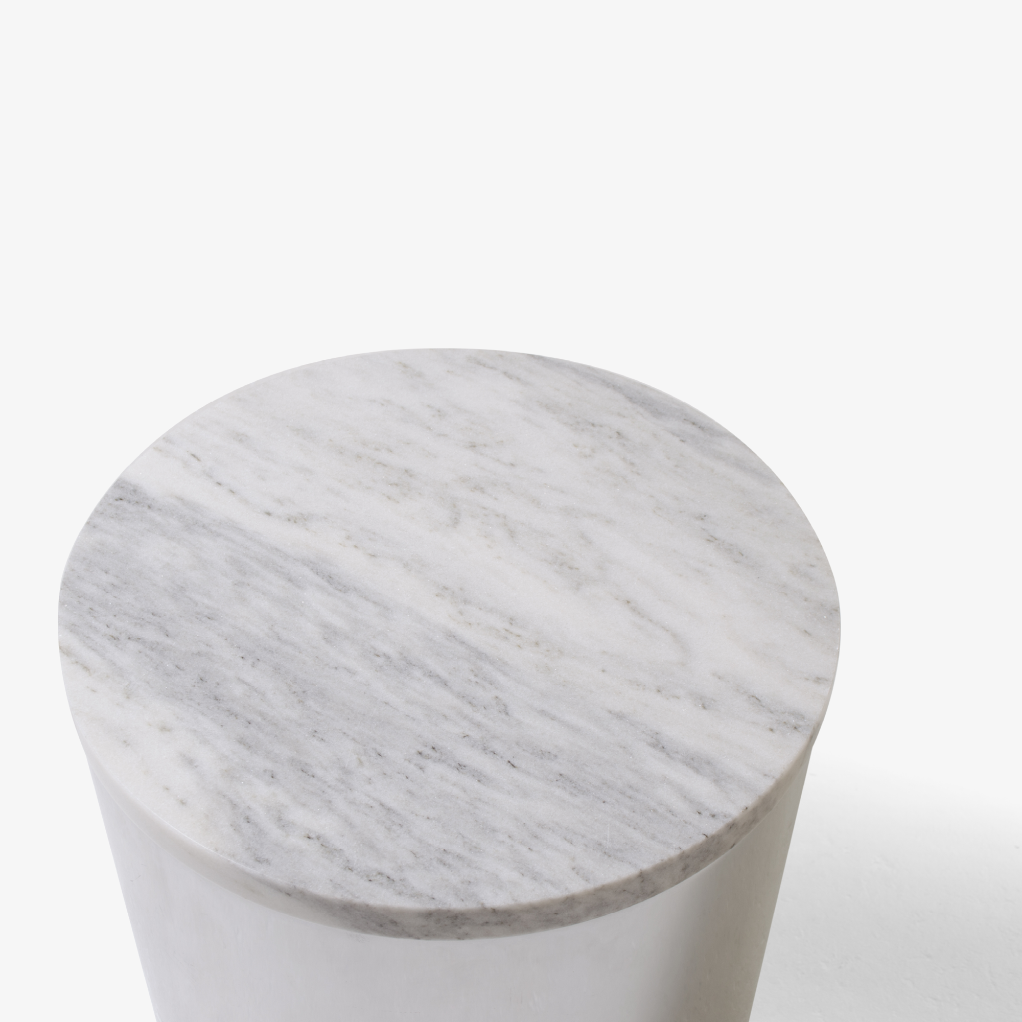 Paul Mayen Marble & Chrome Drum Table