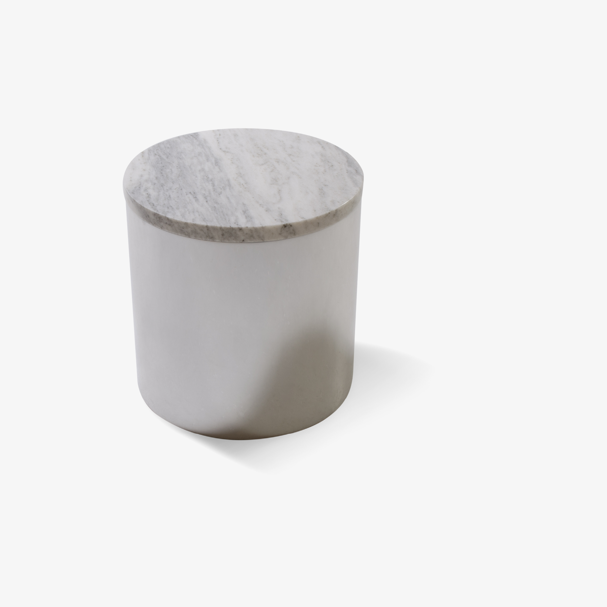 Paul Mayen Marble & Chrome Drum Table