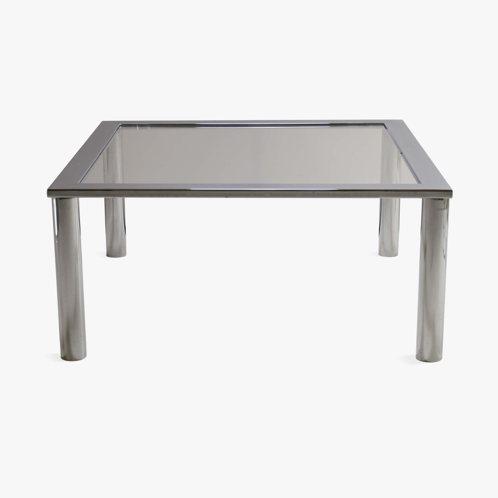 Pace Style Chrome Cocktail Table