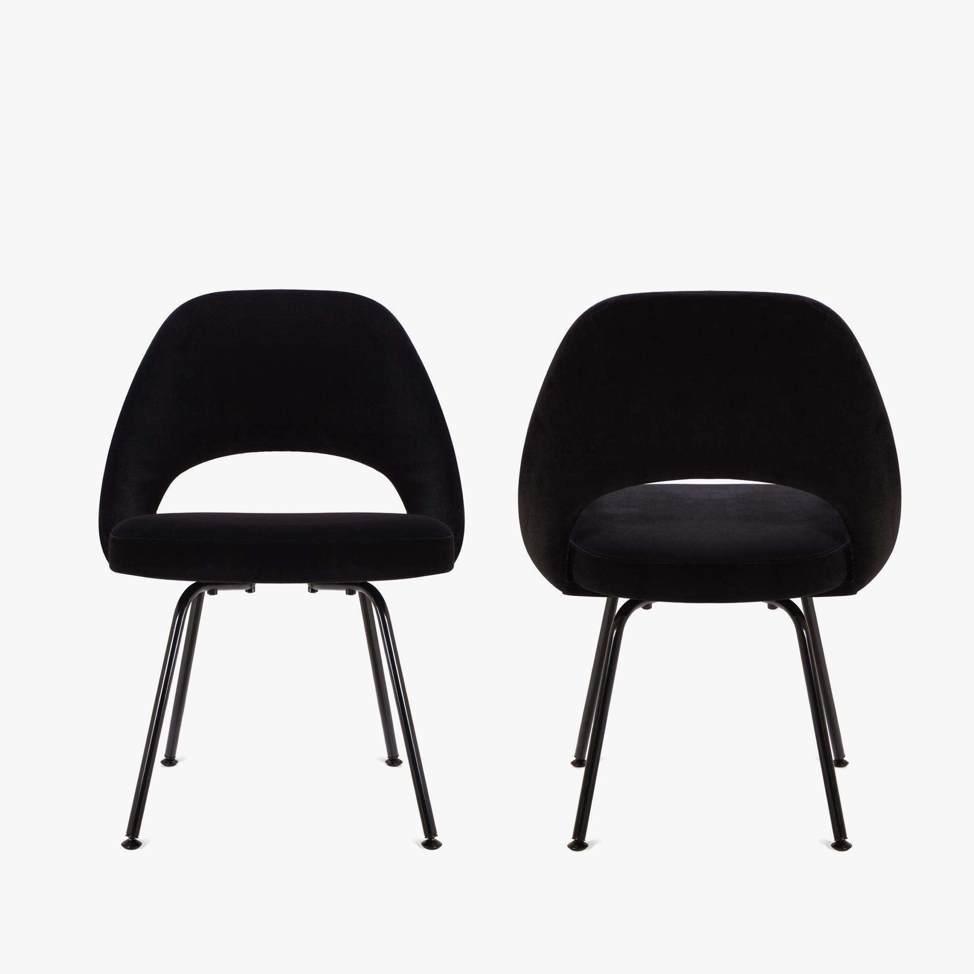 Knoll Saarinen Executive Armless Chair, Black Edition