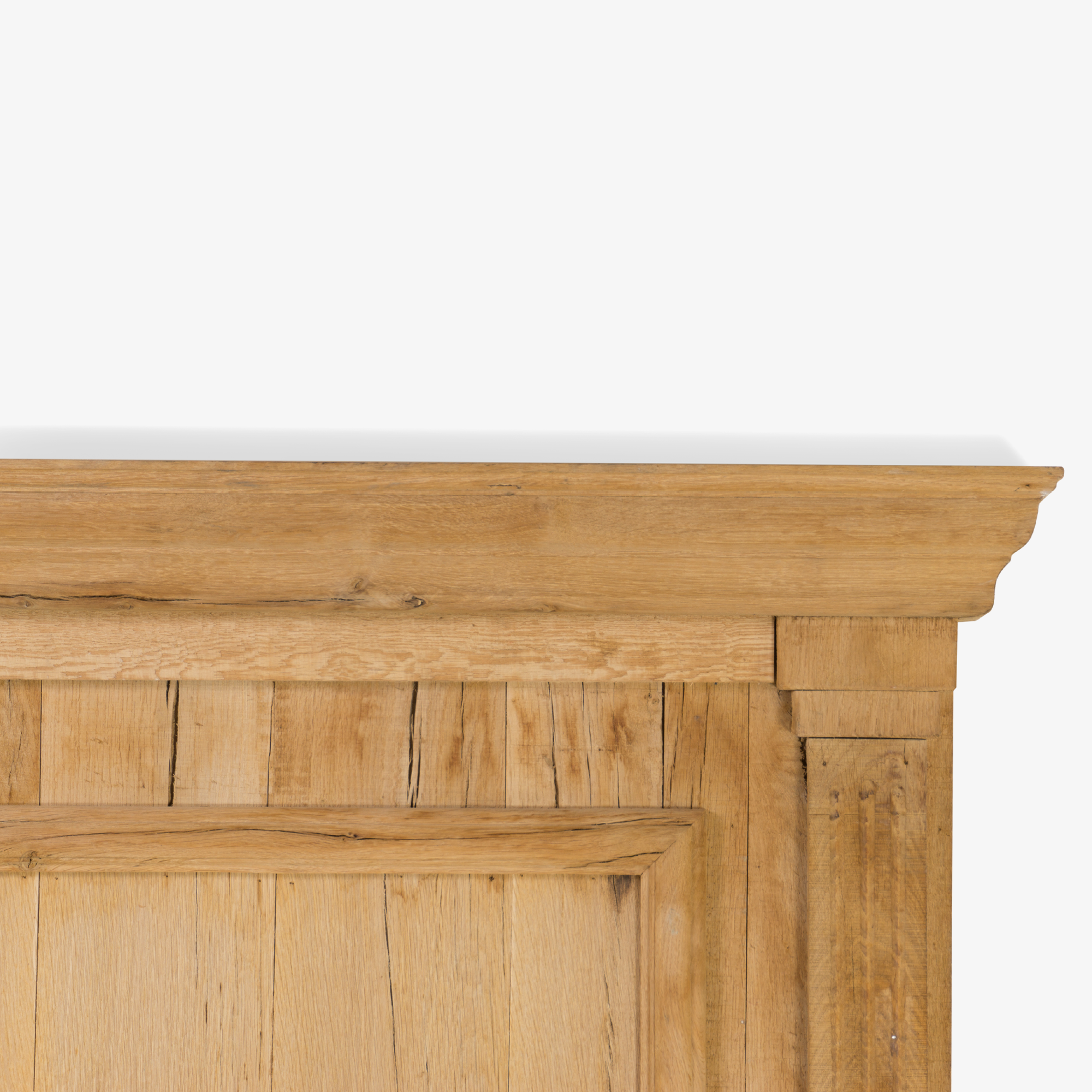 Trumeau Mirror in Natural Wood