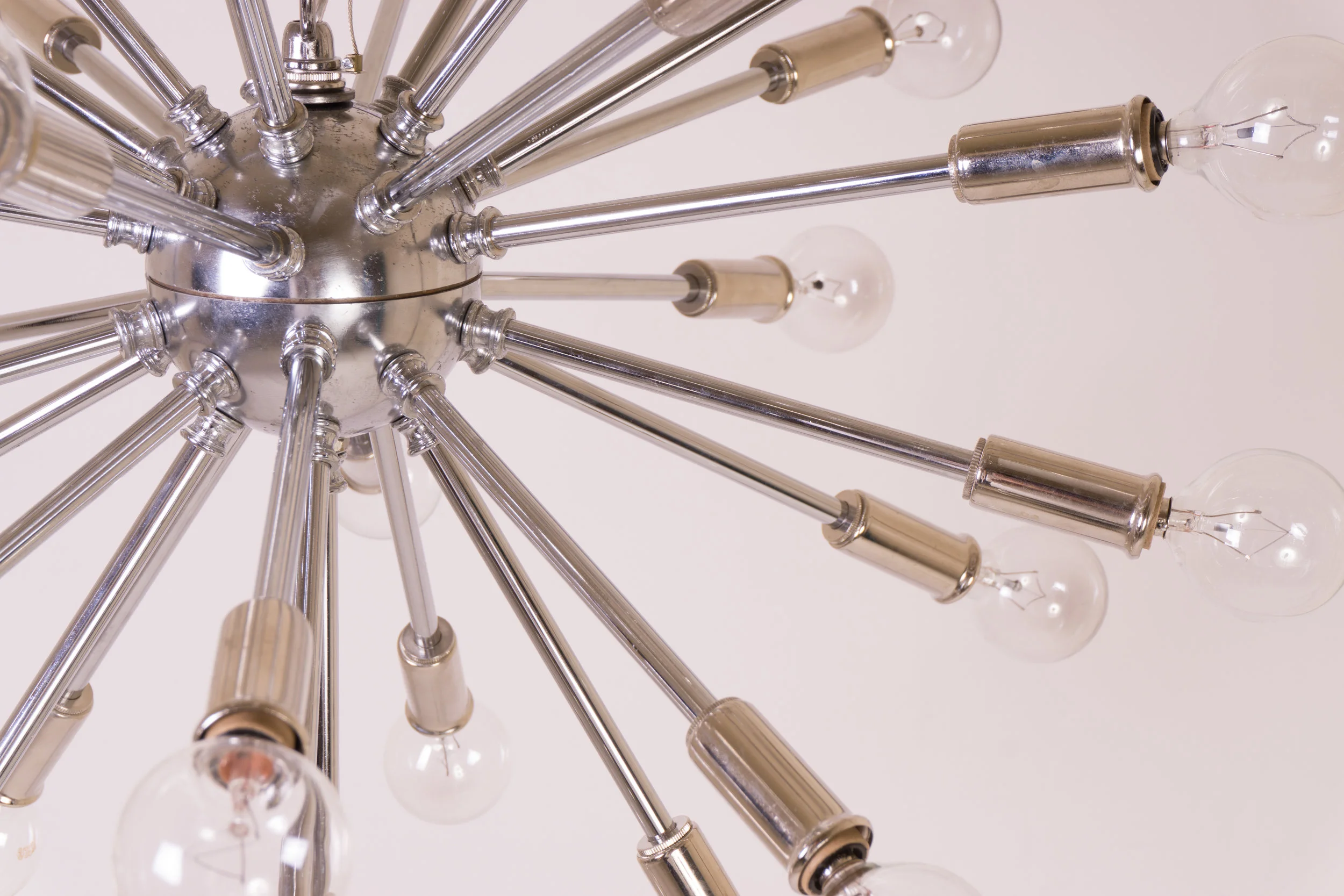 Sputnik Pendant Chandlier in Nickel
