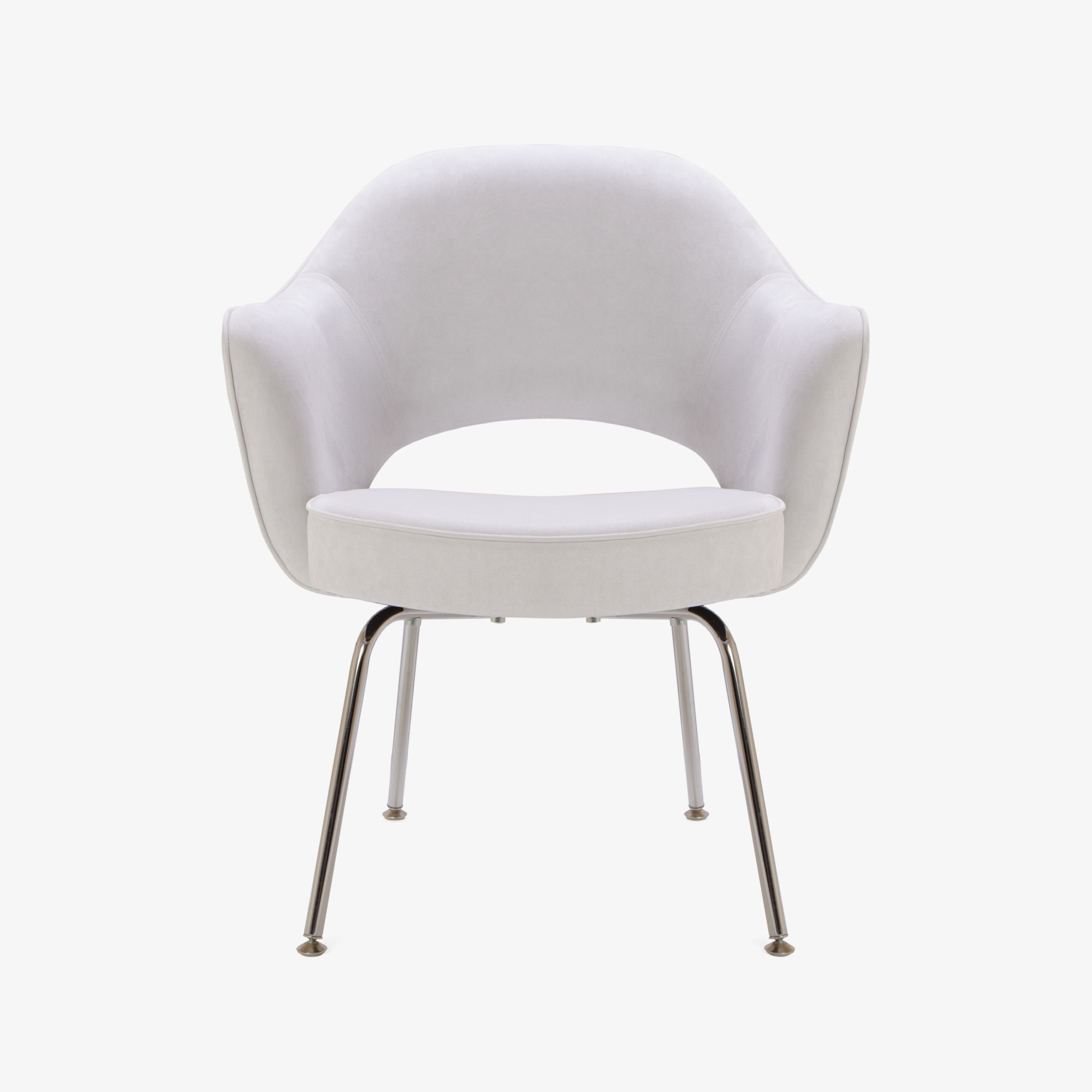 Knoll Saarinen Executive Arm Chair in Luxe Suede