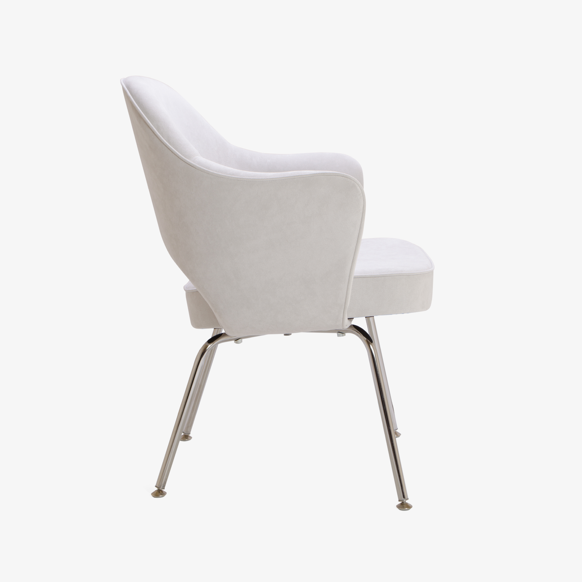 Knoll Saarinen Executive Arm Chair in Luxe Suede