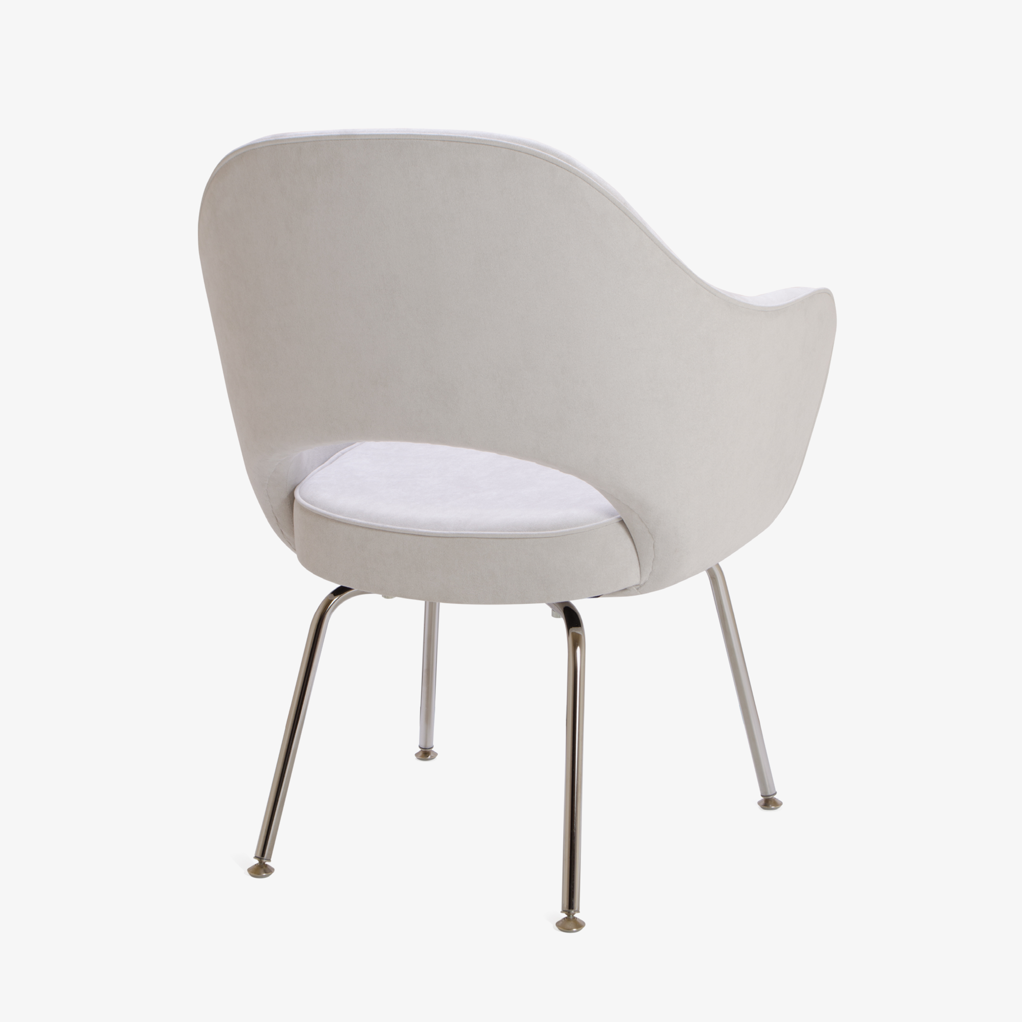 Knoll Saarinen Executive Arm Chair in Luxe Suede