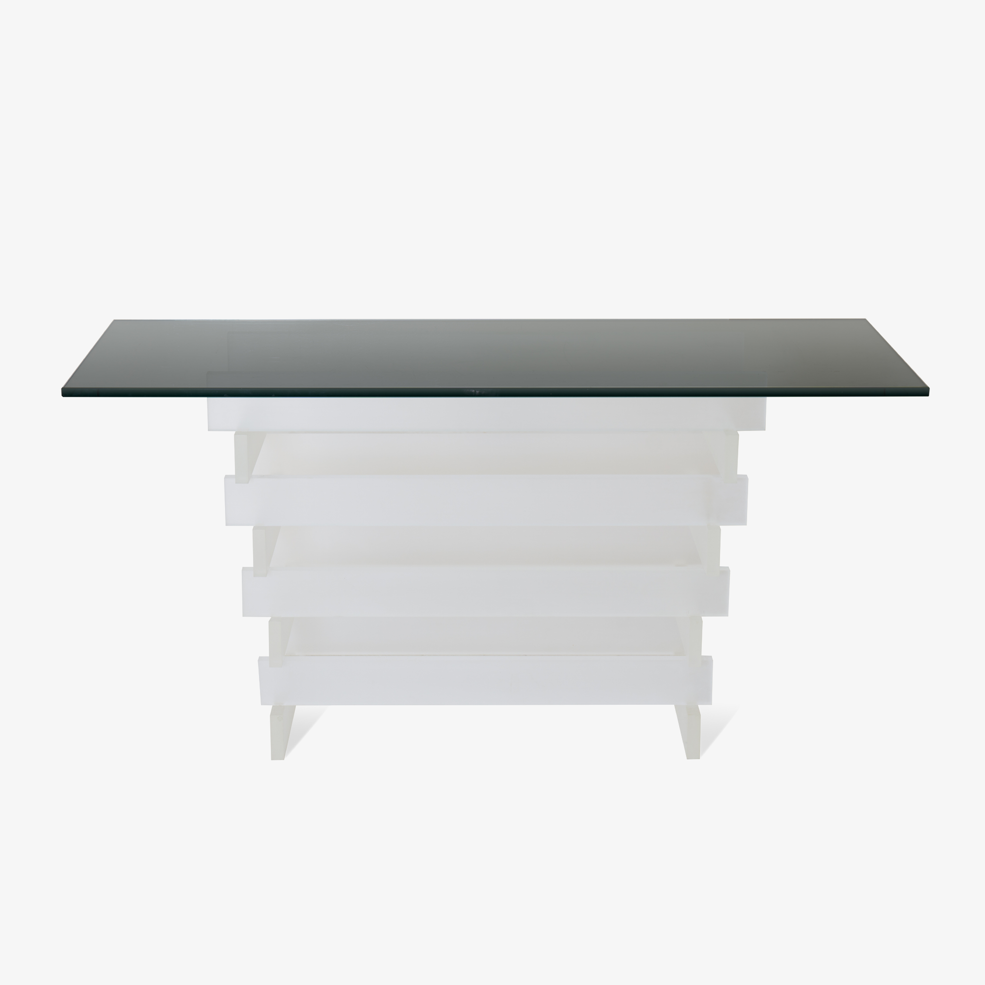 Stacked Lucite Console