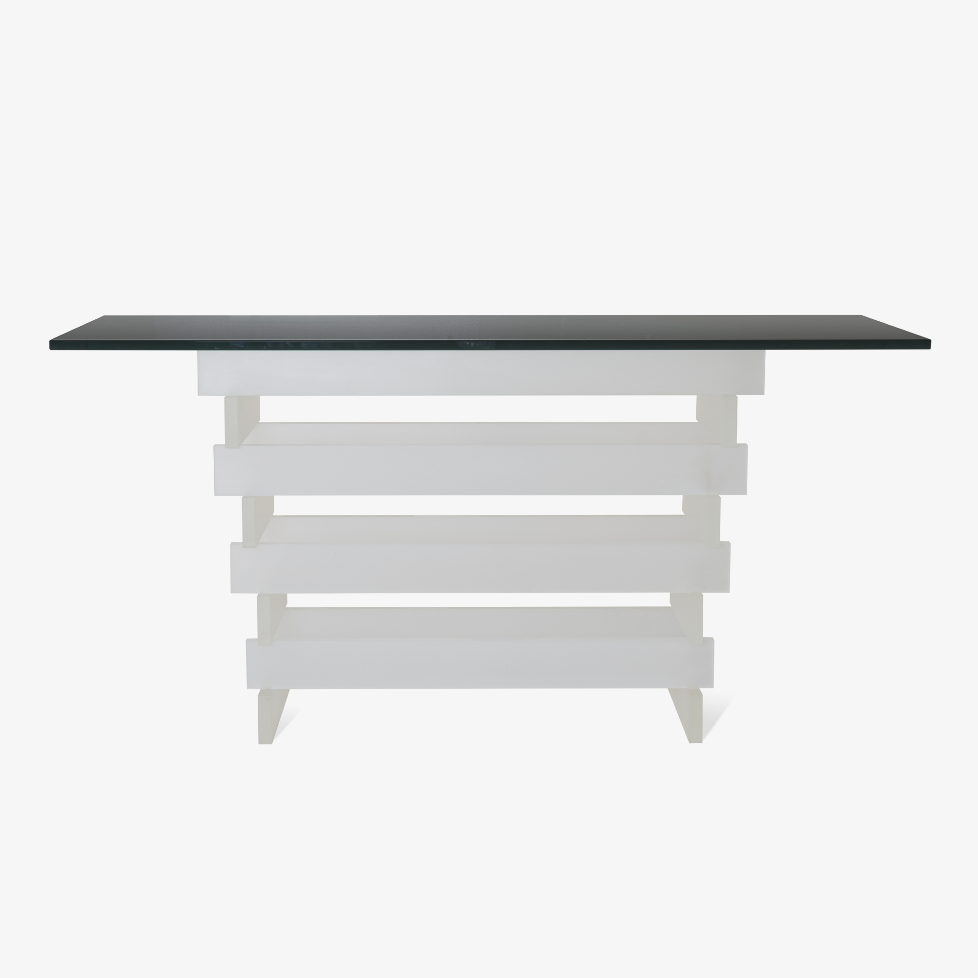 Stacked Lucite Console