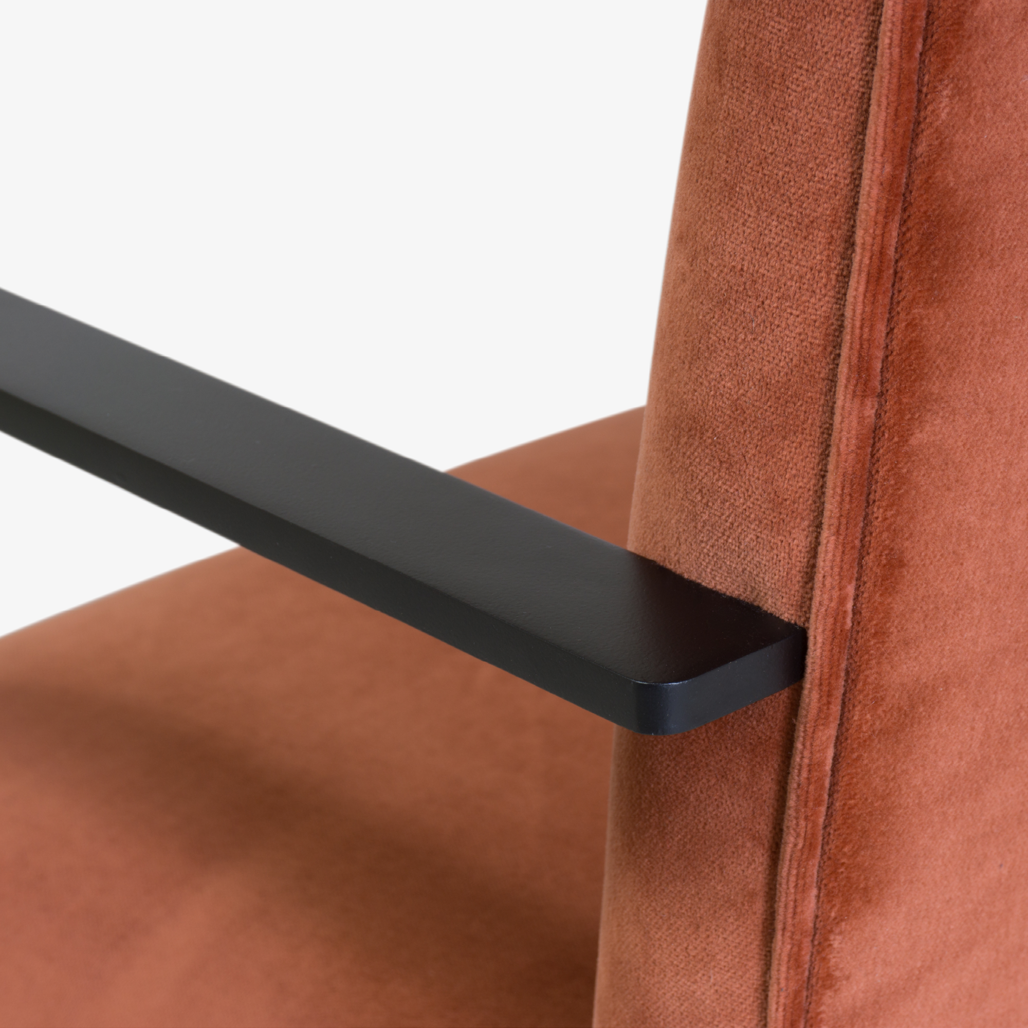 Brno Flat-Bar Chair in Rust Velvet, Obsidian Matte8.png