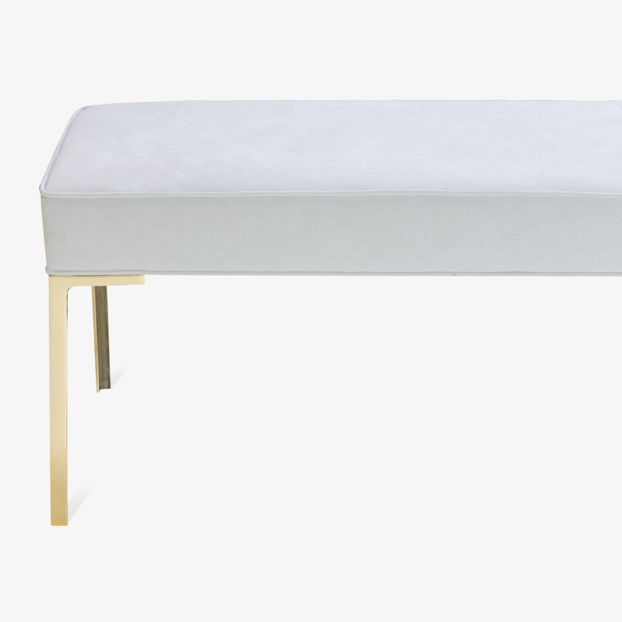 Astor 60%22 Brass Bench in Dove Luxe Suede5.png