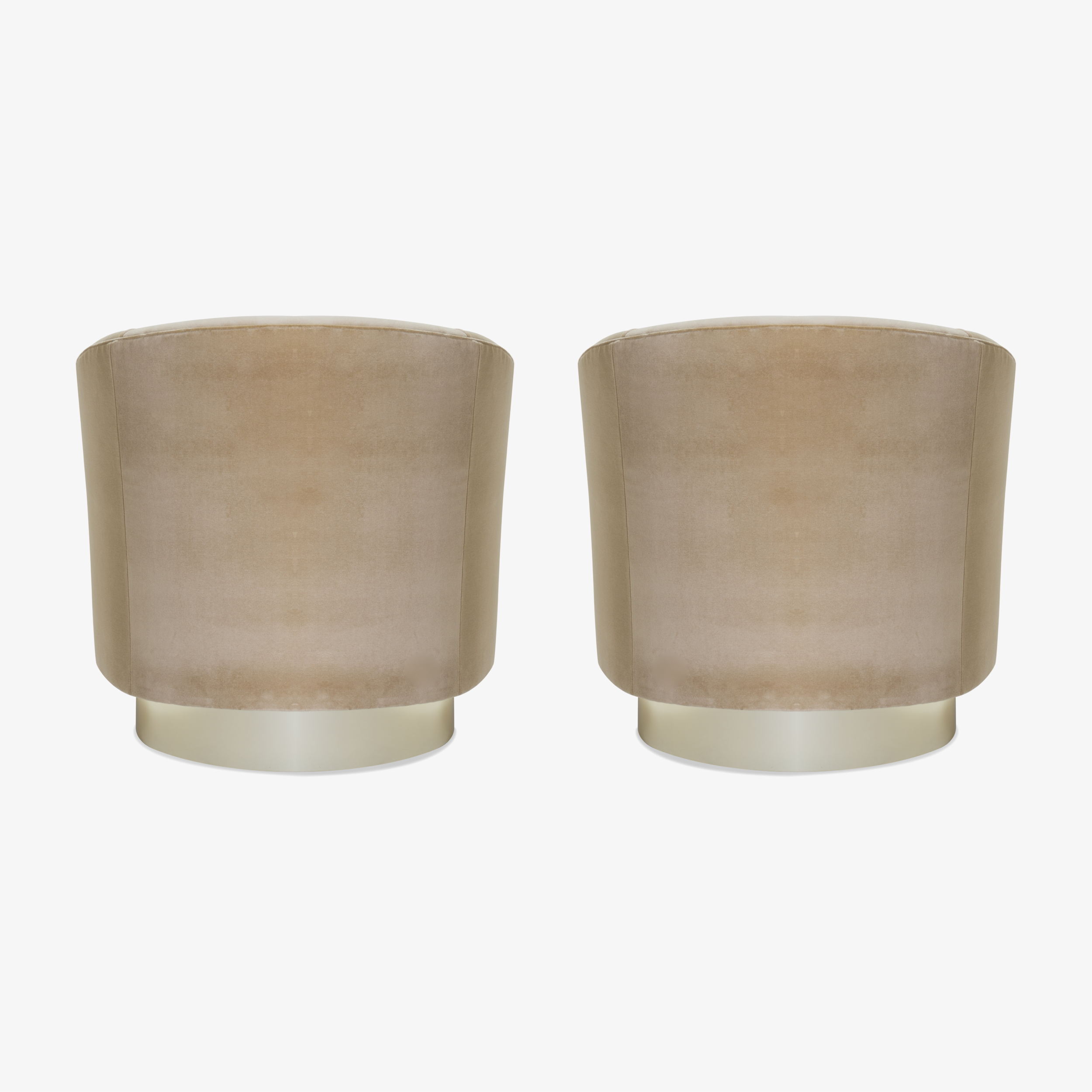 Swivel Tub Chairs with Brass Bases in Camel Velvet5.png