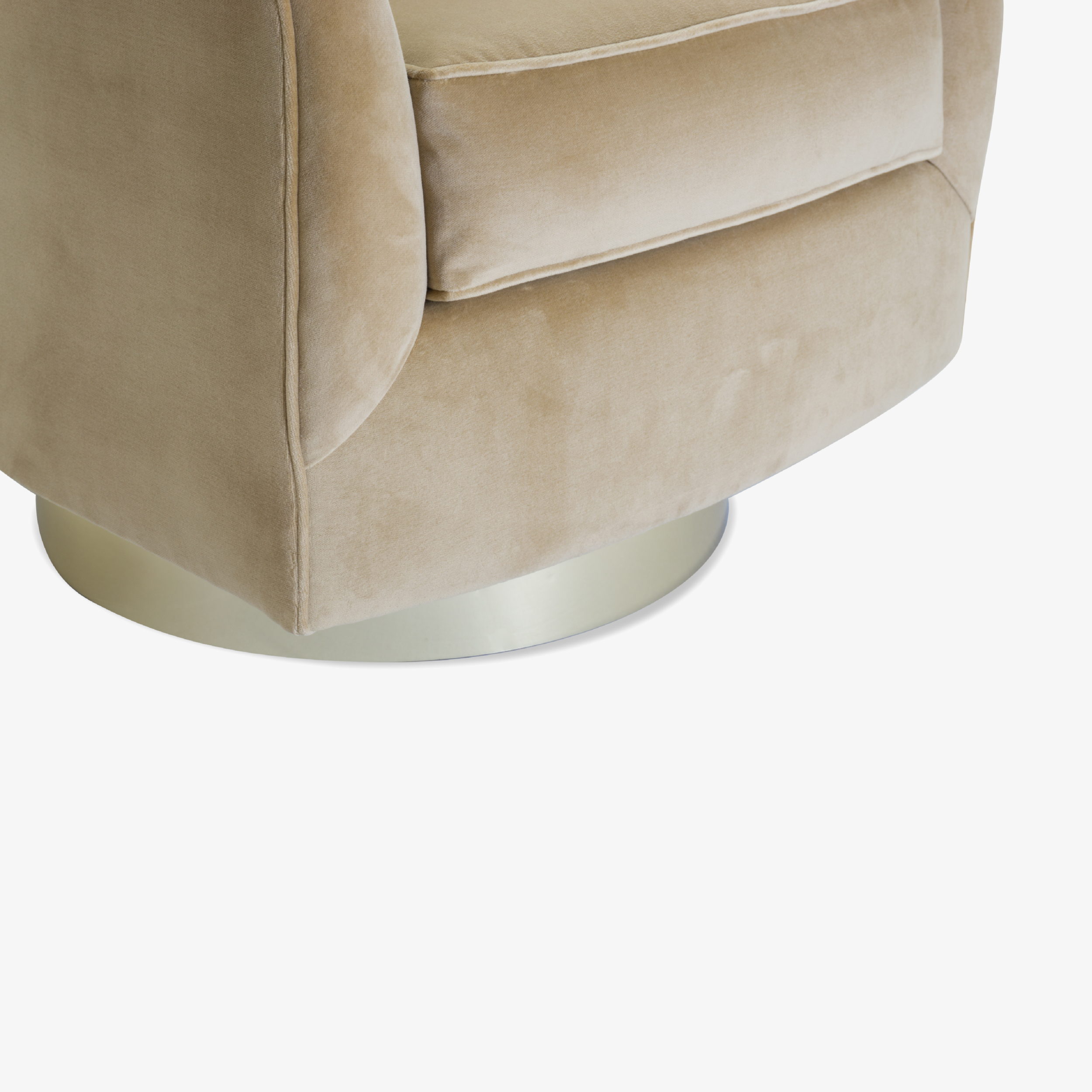 Swivel Tub Chairs with Brass Bases in Camel Velvet7.png