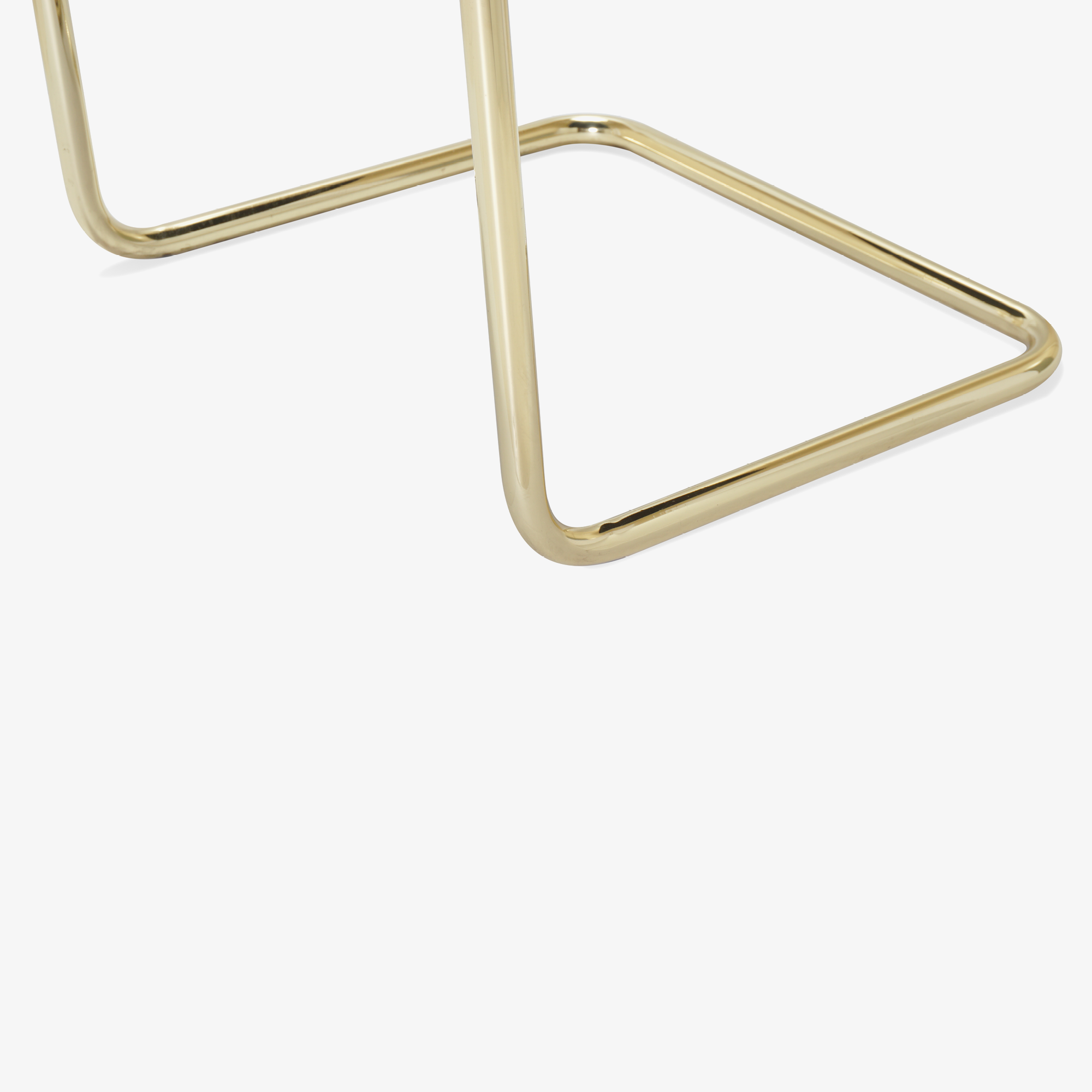 Brno Tubular Chair in Velvet, Polished Brass8.png