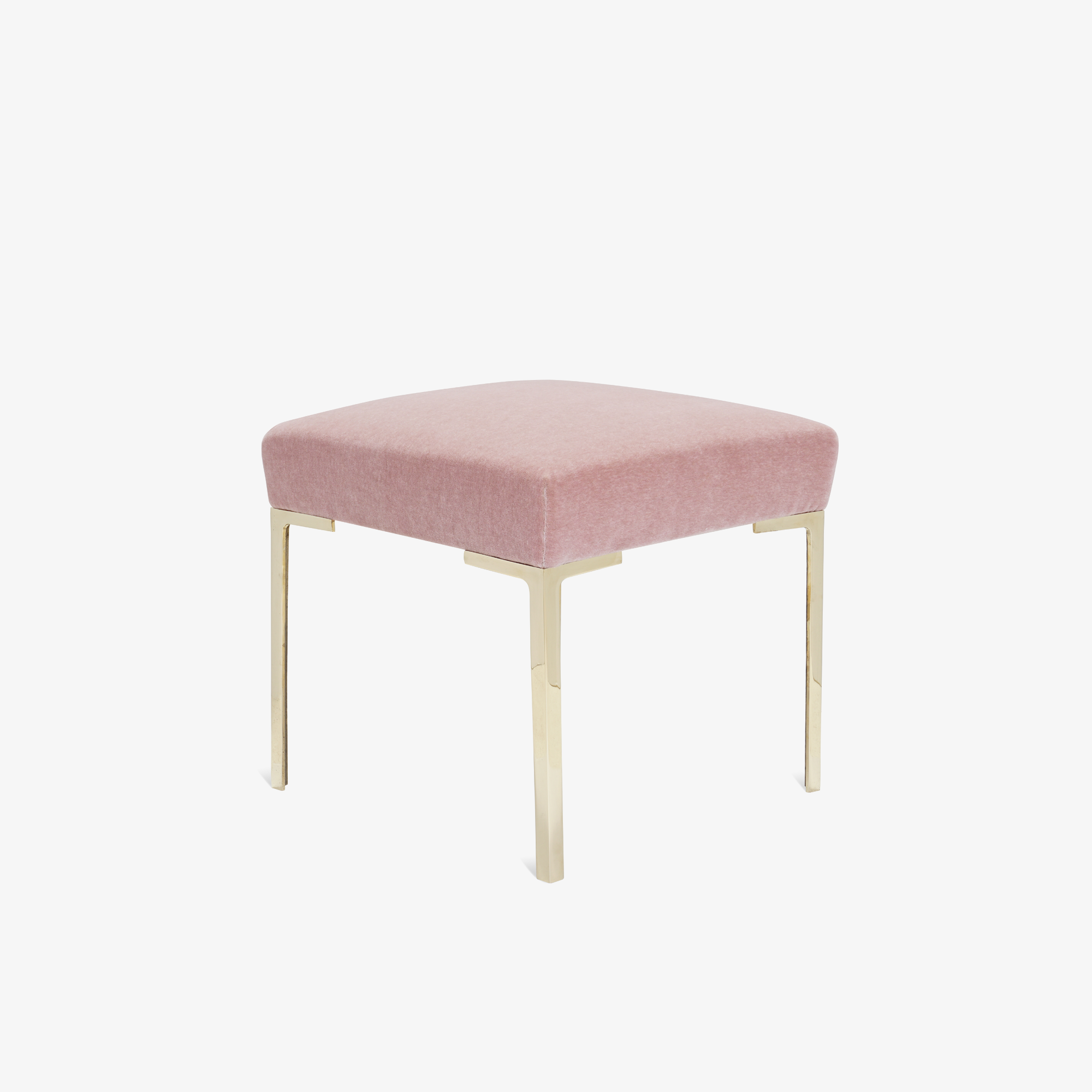 Astor Petite Ottoman in Mohair