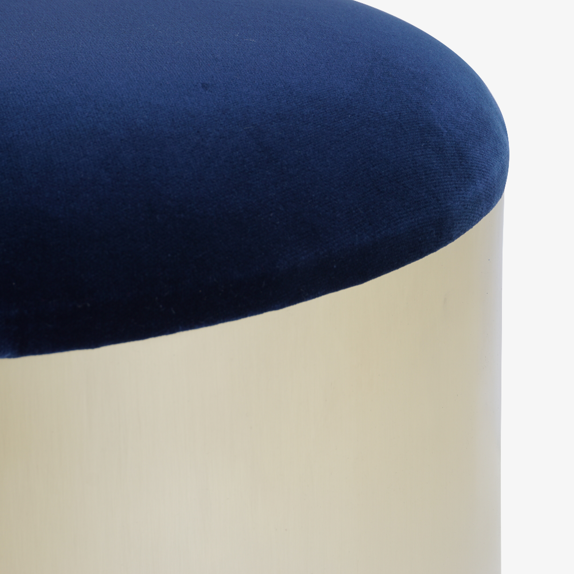 Brushed Brass %22Mushroom%22 Ottoman in Velvet2.png