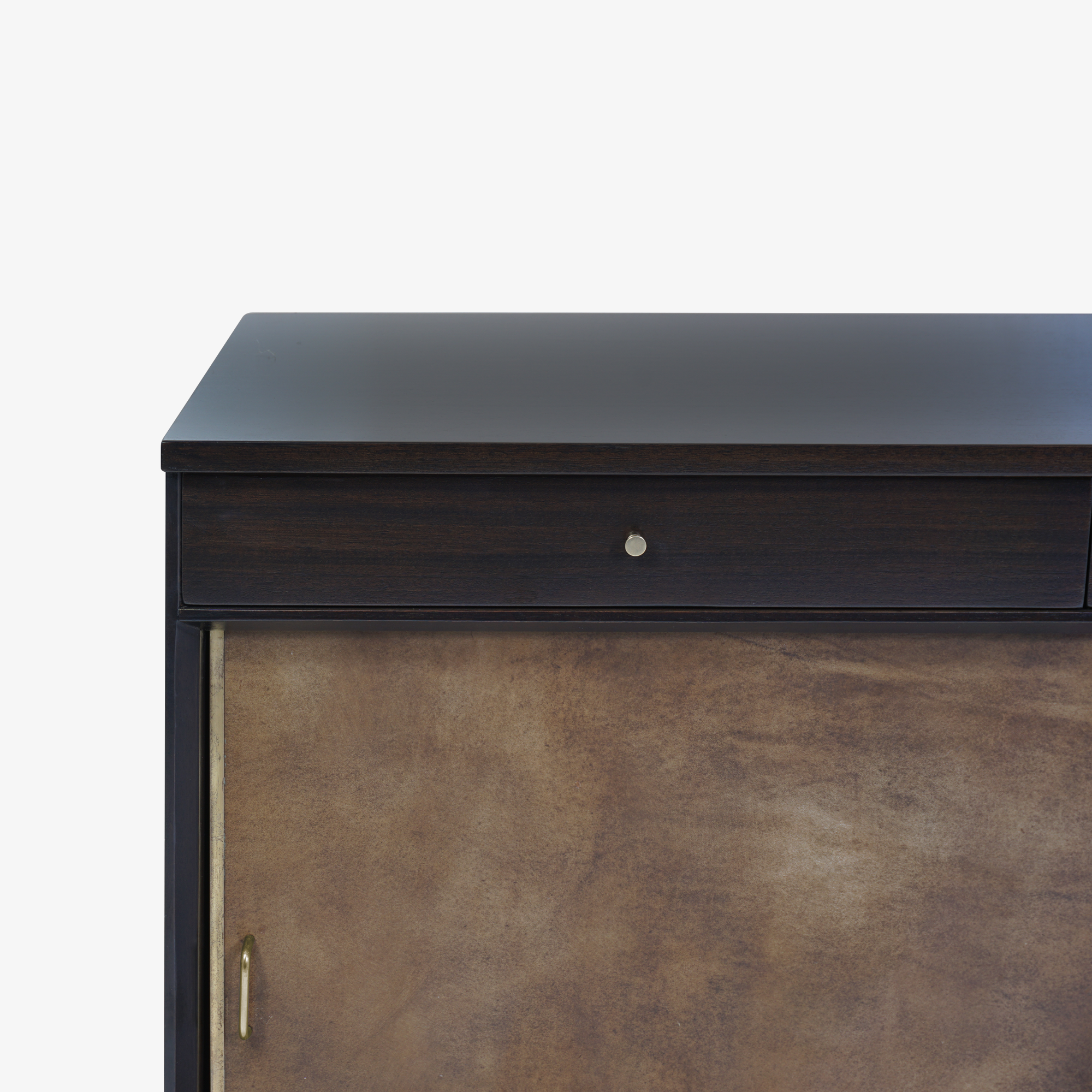 Walnut & Brass Cross Stretcher Credenza by Paul McCobb for Calvin Group3.png