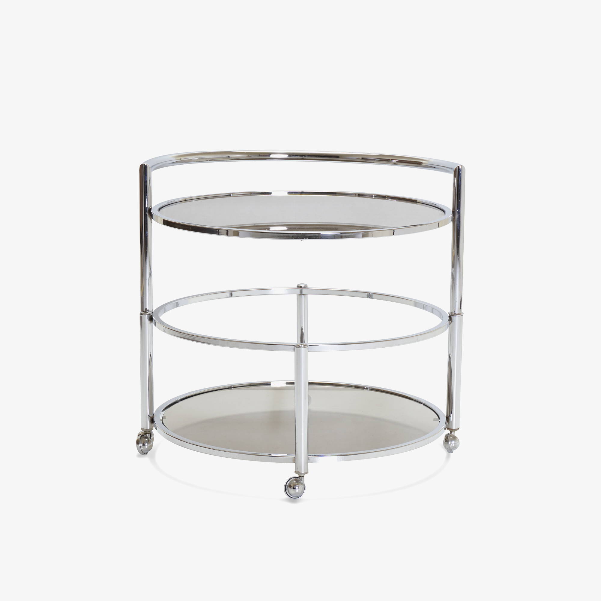 Two-Tier Expandable Bar Cart