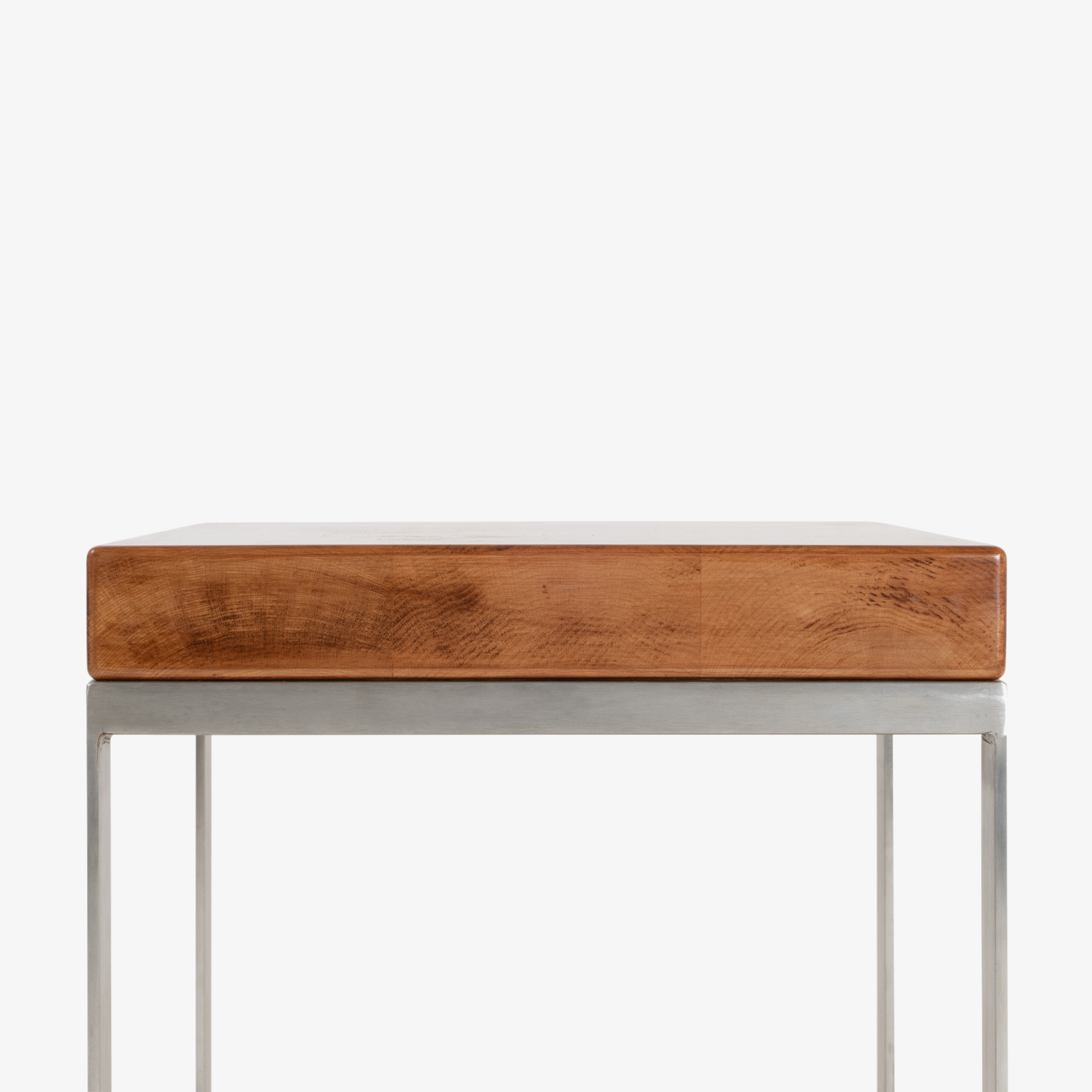 Solid Wood Accent Tables with Steel Bases, Pair - Square4.png
