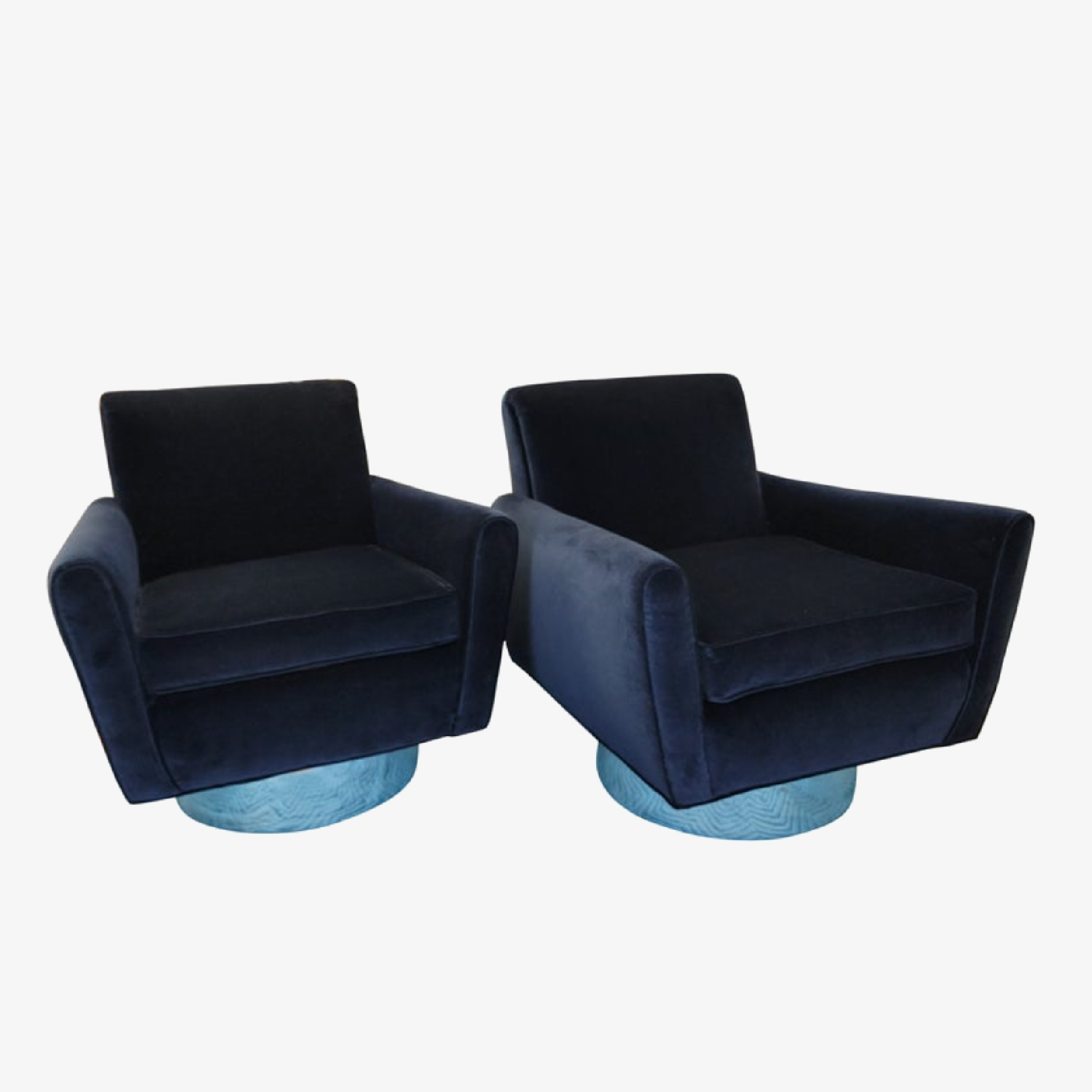 1950s Italian Swivel Tub Chairs in the Style of Marco Zanuso.png