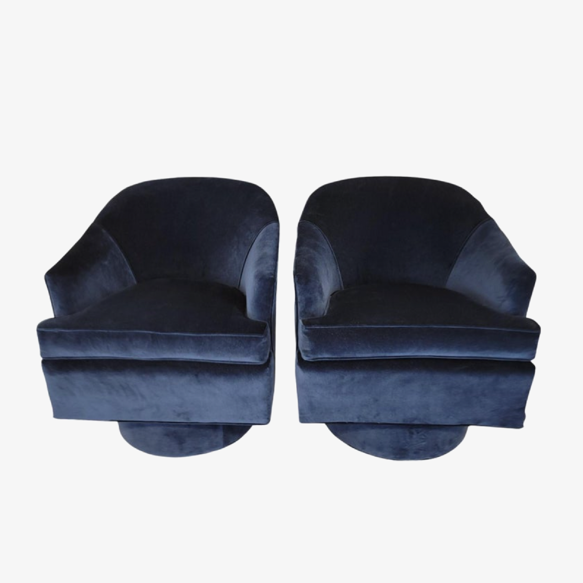 Navy Blue Drexel Swivel Chairs.png