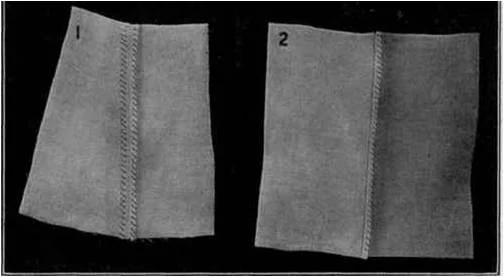 Coutures invisibles : 2 possibilités de coutures