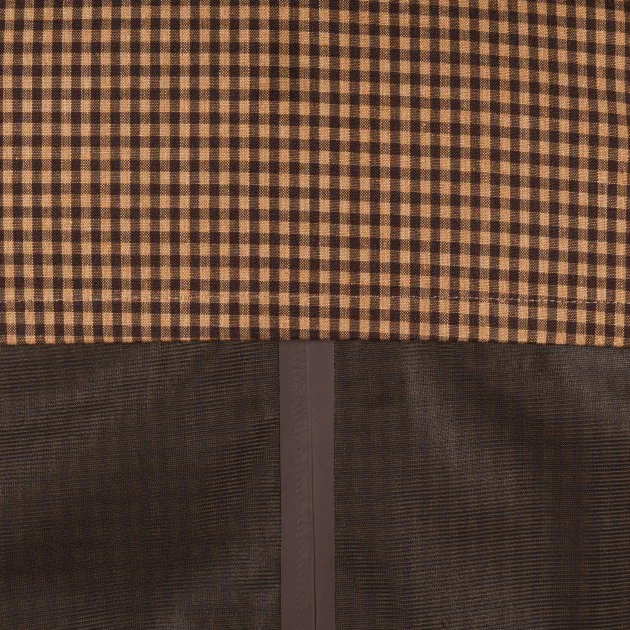 Coutures étanches : propre, beau et fonctionnel On perçoit aussi la membrane imperméable qui recouvre le tissu : il s'agit de la partie qui brille