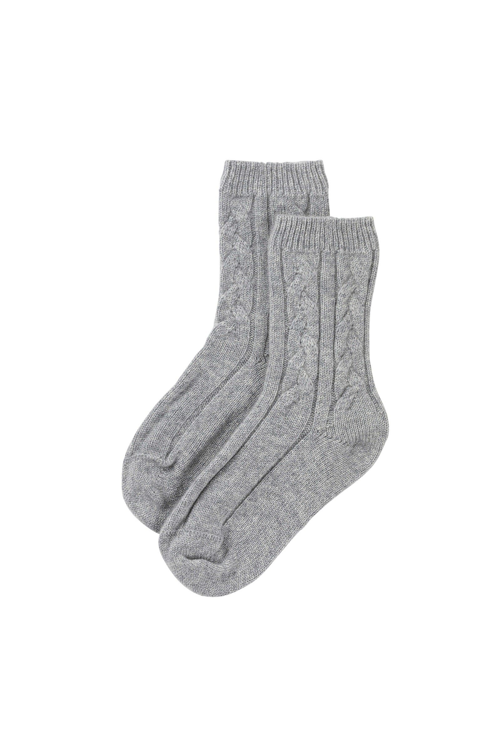 Chaussettes 100% Cachemire - The Scarf Company Hawick Scotland - Rose - Taille Unique Homme