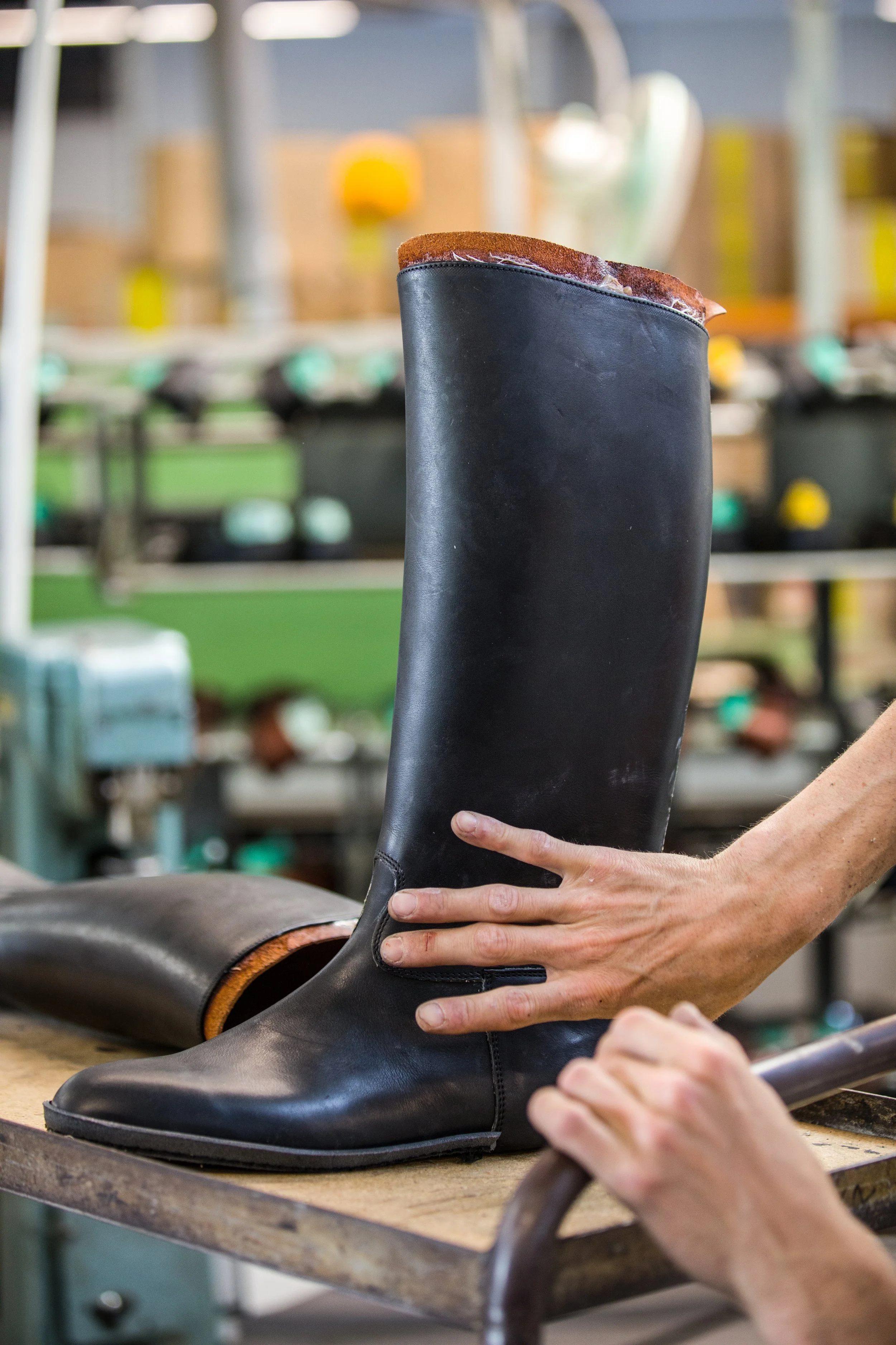 Equitation Paraboot Bottes Lisse Vert Bottes Moto Vintage Paraboot