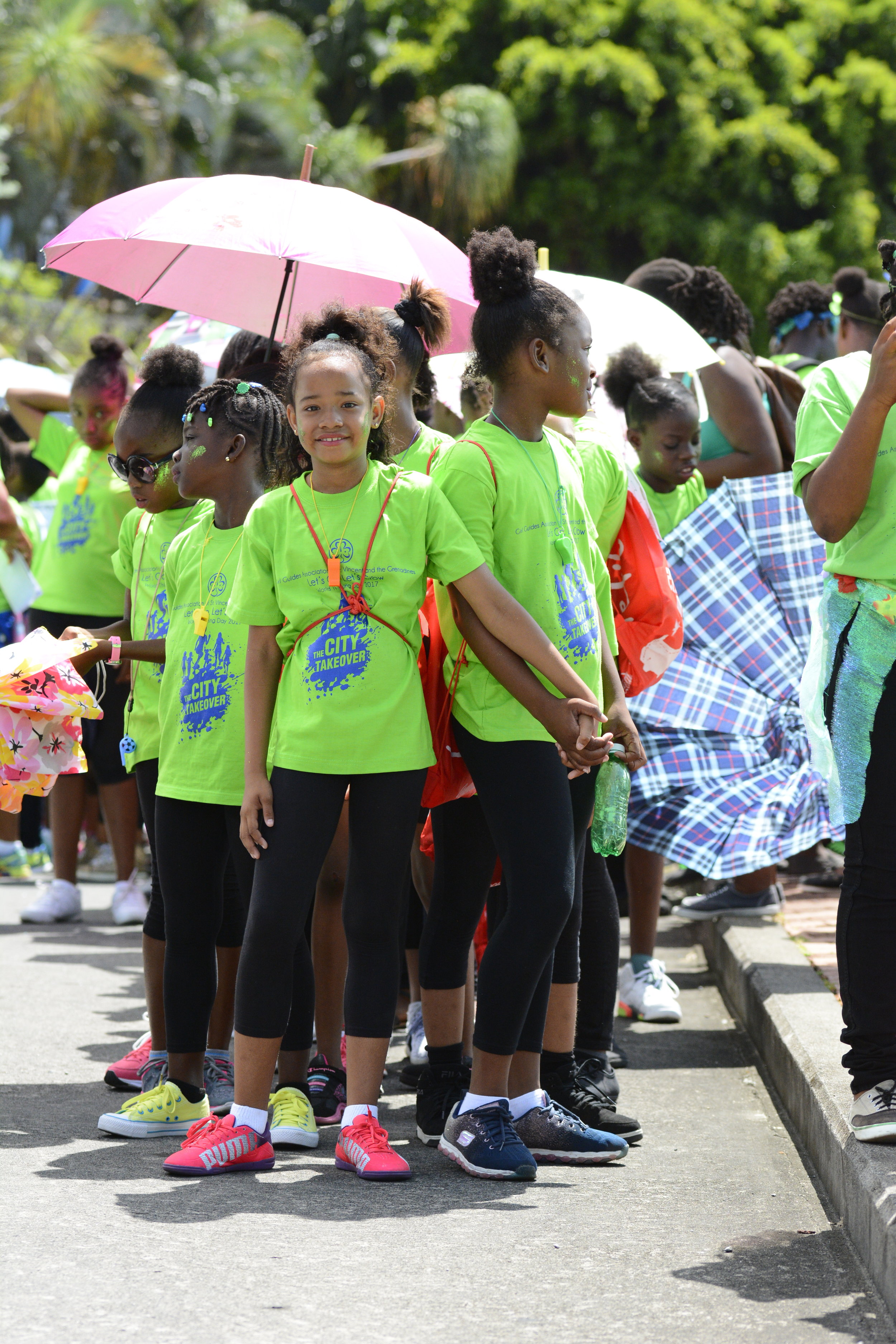 The Girl Guides United in Arms.